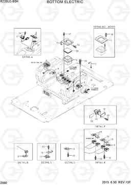 2090 BOTTOM ELECTRIC R220LC-9SH, Hyundai