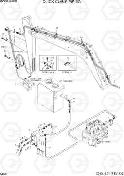 3450 QUICK CLAMP PIPING R220LC-9SH, Hyundai