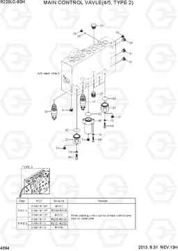 4094 MAIN CONTROL VALVE(4/5, TYPE 2) R220LC-9SH, Hyundai