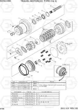 4156 TRAVEL MOTOR(2/2, TYPE 2 & 3) R220LC-9SH, Hyundai