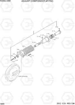 5040 ADJUST COMPONENT(-#1754) R220LC-9SH, Hyundai