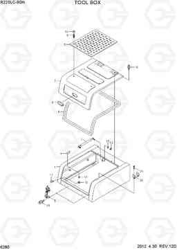 6280 TOOL BOX R220LC-9SH, Hyundai