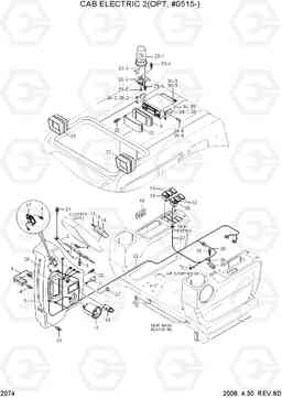 2074 CAB ELECTRIC 2(OPT, #0515-) R210NLC-7, Hyundai