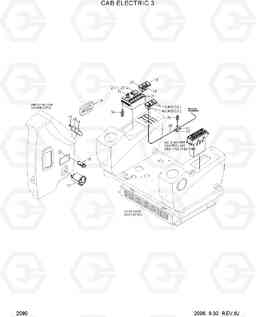 2080 CAB ELECTRIC 3 R210NLC-7, Hyundai