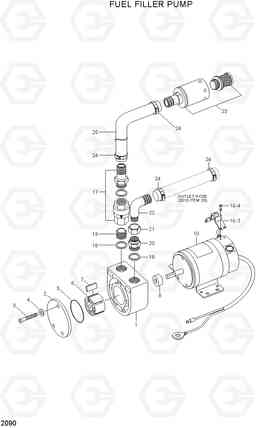 2090 FUEL FILLER PUMP R210NLC-7, Hyundai