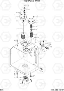 3020 HYDRAULIC TANK R210NLC-7, Hyundai