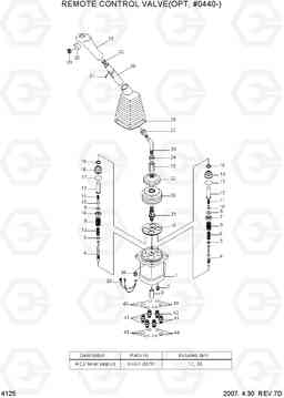4125 REMOTE CONTROL VALVE(OPT,#0440-) R210NLC-7, Hyundai