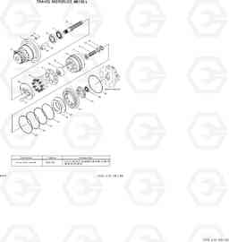 4161 TRAVEL MOTOR(2/2, #0110-) R210NLC-7, Hyundai