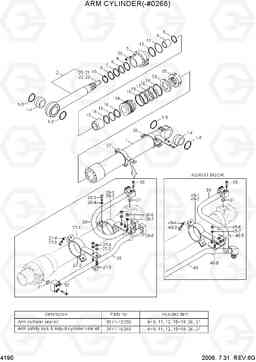 4190 ARM CYLINDER(-#0268) R210NLC-7, Hyundai