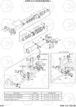 4191 ARM CYLINDER(#0269-) R210NLC-7, Hyundai