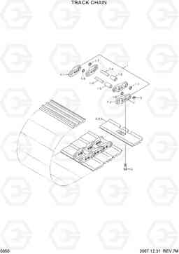 5050 TRACK CHAIN R210NLC-7, Hyundai