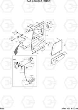 6050 CAB ASSY(4/6, DOOR) R210NLC-7, Hyundai