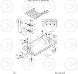 6160 BOTTOM PLATE MOUNTING R210NLC-7, Hyundai