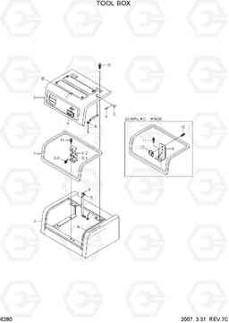 6280 TOOL BOX R210NLC-7, Hyundai