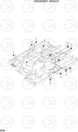 6300 GROMMET GROUP R210NLC-7, Hyundai