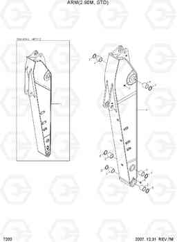 7200 ARM(2.90M, STD) R210NLC-7, Hyundai