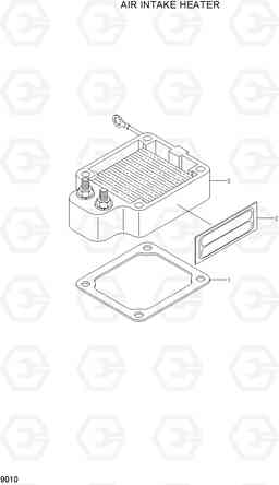 9010 AIR INTAKE HEATER R210NLC-7, Hyundai