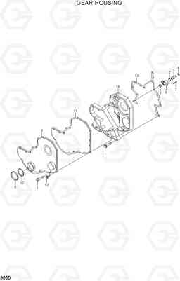 9050 GEAR HOUSING R210NLC-7, Hyundai