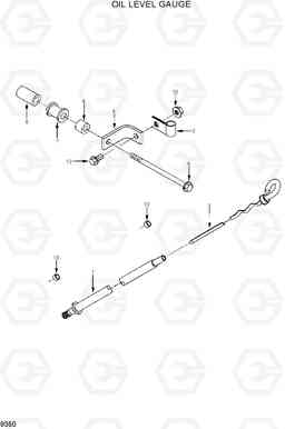 9350 OIL LEVEL GAUGE R210NLC-7, Hyundai