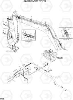 3450 QUICK CLAMP PIPING R210NLC-7A, Hyundai