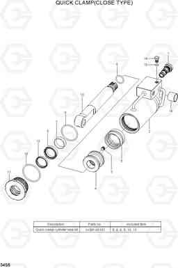 3456 QUICK CLAMP(CLOSE TYPE) R210NLC-7A, Hyundai
