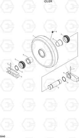 5040 IDLER R210NLC-7A, Hyundai