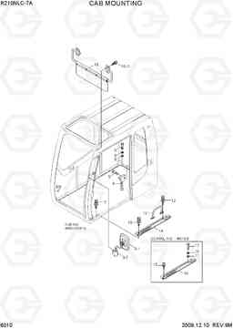 6010 CAB MOUNTING R210NLC-7A, Hyundai