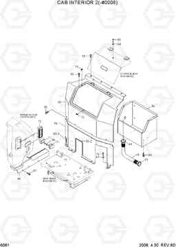 6081 CAB INTERIOR 2(-#0008) R210NLC-7A, Hyundai