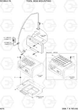 6270 TOOL BOX MOUNTING R210NLC-7A, Hyundai