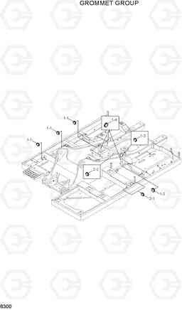 6300 GROMMET GROUP R210NLC-7A, Hyundai