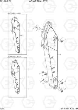 7200 ARM(2.90M, STD) R210NLC-7A, Hyundai