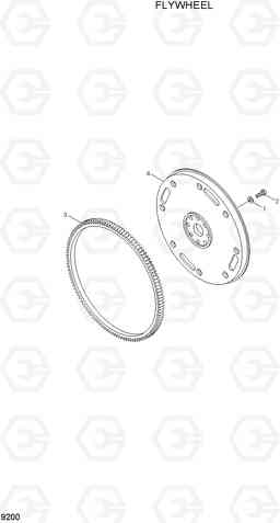 9200 FLYWHEEL R210NLC-7A, Hyundai