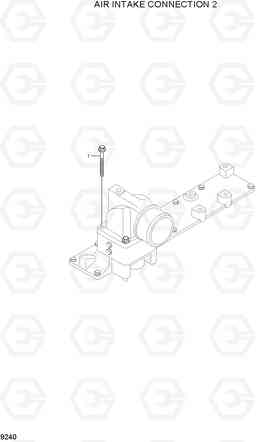 9240 AIR INTAKE CONNECTION 2 R210NLC-7A, Hyundai