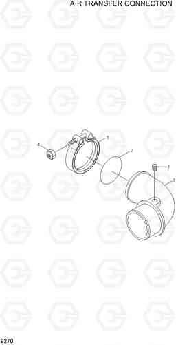 9270 AIR TRANSFER CONNECTION R210NLC-7A, Hyundai