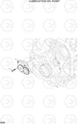 9330 LUBRICATING OIL PUMP R210NLC-7A, Hyundai