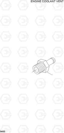 9450 ENGINE COOLANT VENT R210NLC-7A, Hyundai