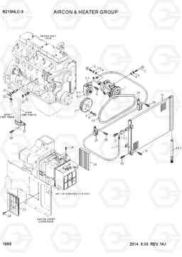 1080 AIRCON & HEATER GROUP R210NLC-9, Hyundai