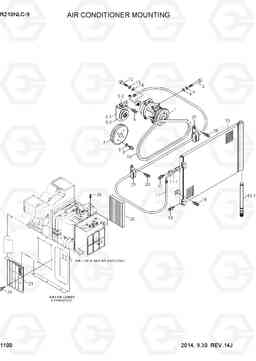 1100 AIR CONDITIONER MOUNTING R210NLC-9, Hyundai