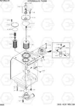 3020 HYDRAULIC TANK R210NLC-9, Hyundai