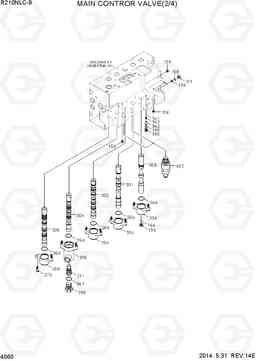 4060 MAIN CONTROL VALVE(2/4) R210NLC-9, Hyundai