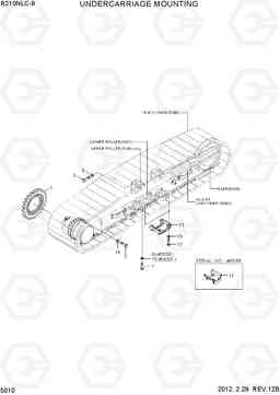 5010 UNDERCARRIAGE MOUNTING R210NLC-9, Hyundai