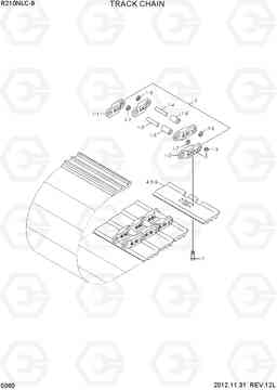 5060 TRACK CHAIN R210NLC-9, Hyundai