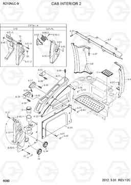 6090 CAB INTERIOR 2 R210NLC-9, Hyundai