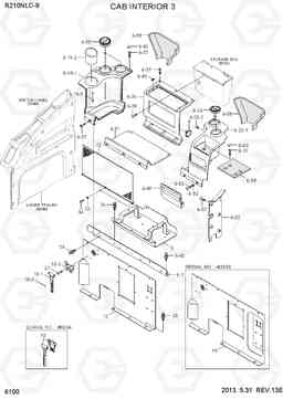 6100 CAB INTERIOR 3 R210NLC-9, Hyundai