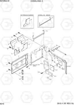 6210 COWLING 2 R210NLC-9, Hyundai