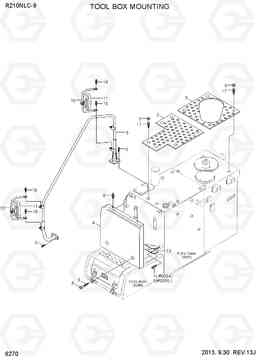 6270 TOOL BOX MOUNTING R210NLC-9, Hyundai