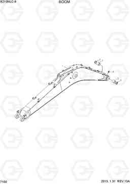 7100 BOOM R210NLC-9, Hyundai