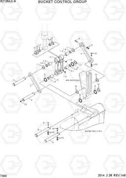 7300 BUCKET CONTROL GROUP R210NLC-9, Hyundai