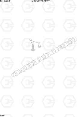 9060 VALVE TAPPET R210NLC-9, Hyundai