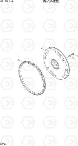 9200 FLYWHEEL R210NLC-9, Hyundai